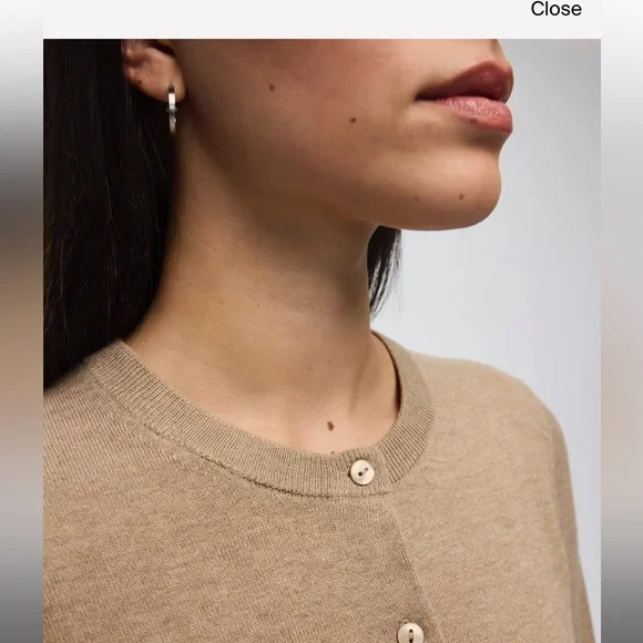 🌙 B143 - Reitmans Crew Neck Cardigan - R Essentials - Picture 4 of 4